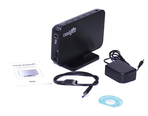 USB 3.0 External Enclosure w/ One-Touch Backup Kit