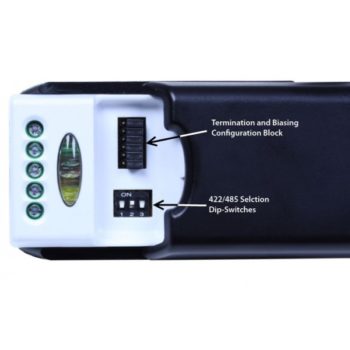 USB-COMi-TB Terminal Biasing Configuration Block and DIP Switch Selection