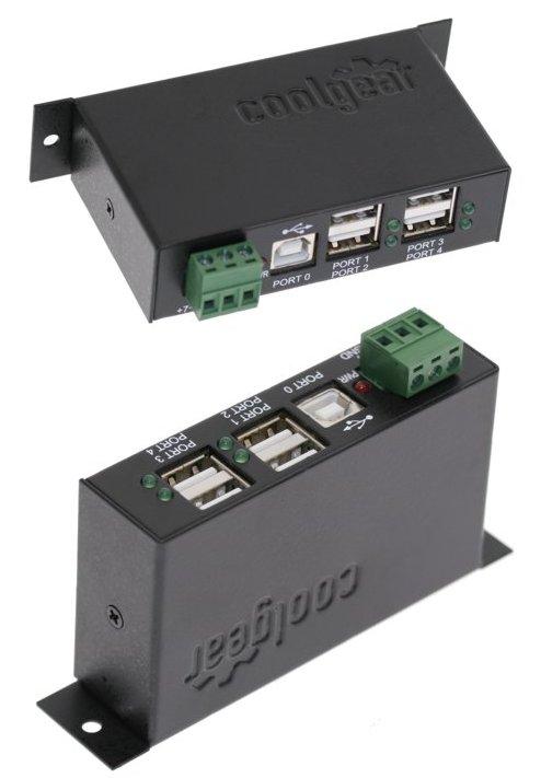 USBG-4U2ML Industrial 4-Port USB 2.0 Powered Hub image