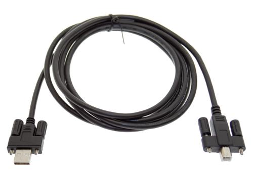 6ft. screw lock USB cable image
