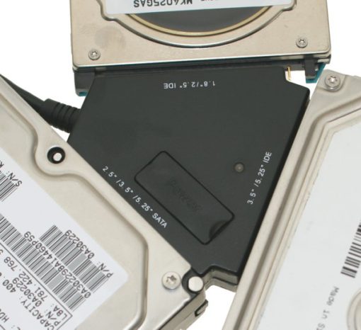 USB to SATA or IDE converters - hard drives attached