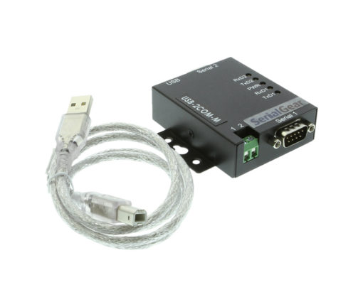 USB-2COM-M Serial Adapter with Cable