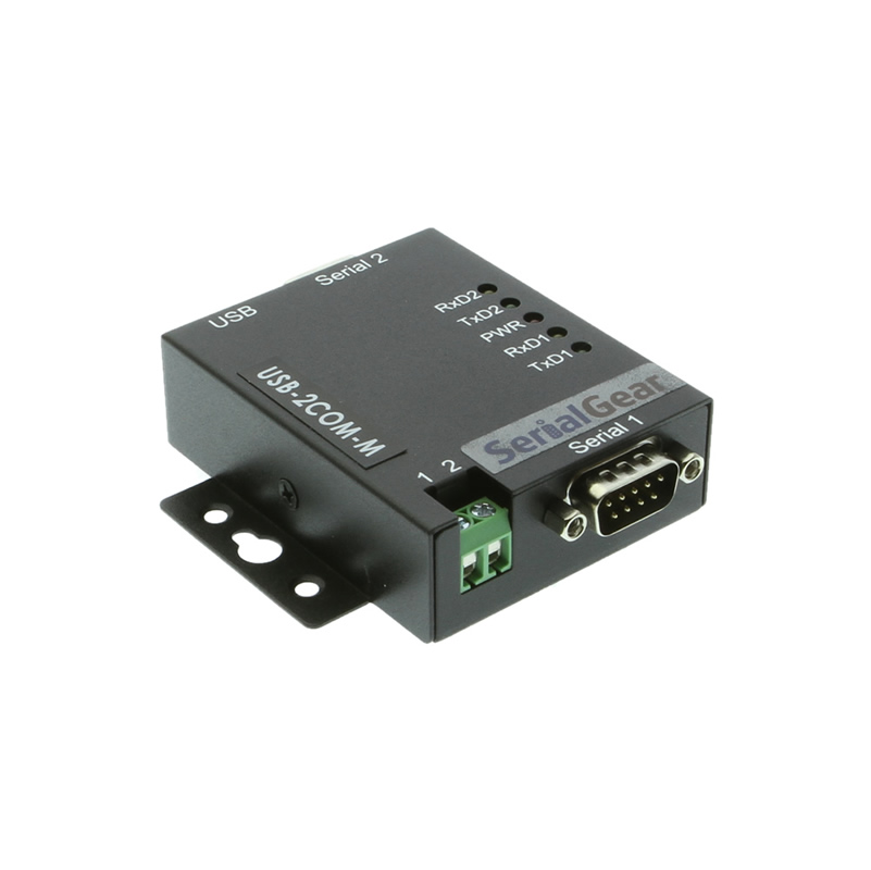 SerialGear Industrial 4-Port DB-9 RS232 to USB Adapter with Isolation and Surge Protection 