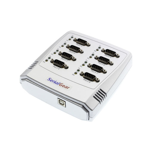 8-Port RS-232 USB to Serial Adapter Data Control Box