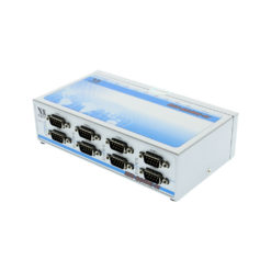 8 Port USB to Serial RS-422 / 485  Metal case DIN-Rail mountable