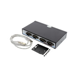 USB 2.0 4-Port USB Serial DB-9 RS-232 Adapter Package Contents