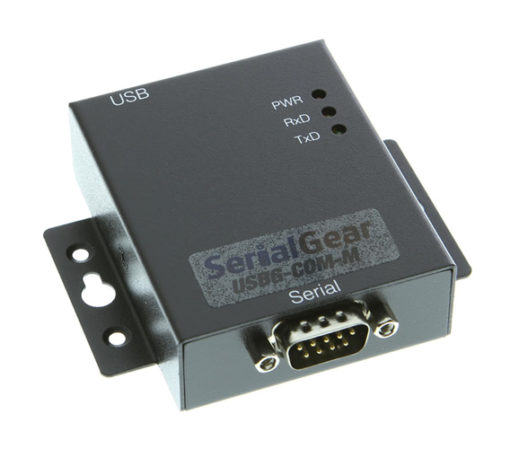 Single Port High-Speed USB 2.0 to Serial RS-232 Industrial Adapter w/ FTDI Chipset