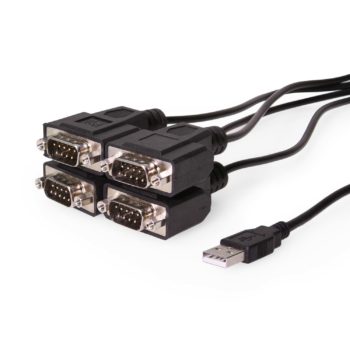 4-Port USB to RS232 Adapter FTDI Cable