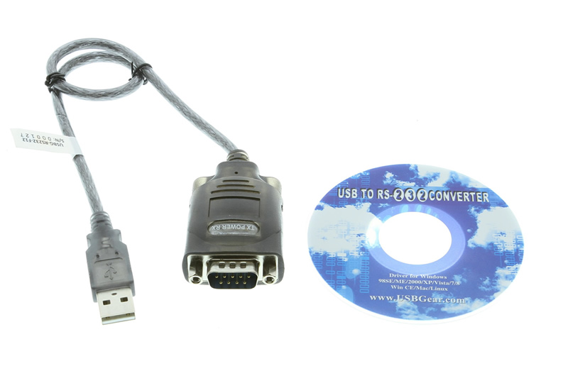 12 Inch USB DB-9 Serial High Speed Adapter with FTDI