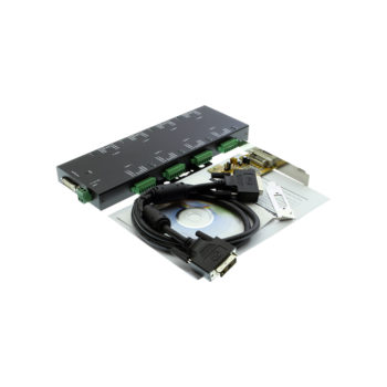 8 Port PCI Express RS232/422/485 Module Package Contents