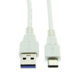 White USB 3.0 C-Type Cable