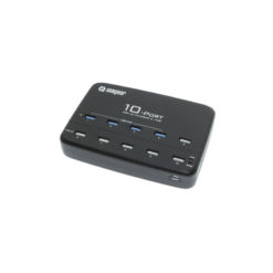 10 Port USB 2.0 AC Charger with 4 Port Hub
