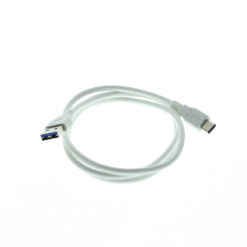 USB 3.1 Type-C to A Male Gen1 3FT White Cable