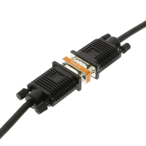Null Modem strain relief on port connection