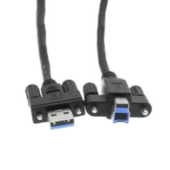 5ft. USB 3 SuperSpeed A to B Screw Lock Cable 6ft USB 3.0