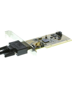 PCI to PCIe host card cable connection