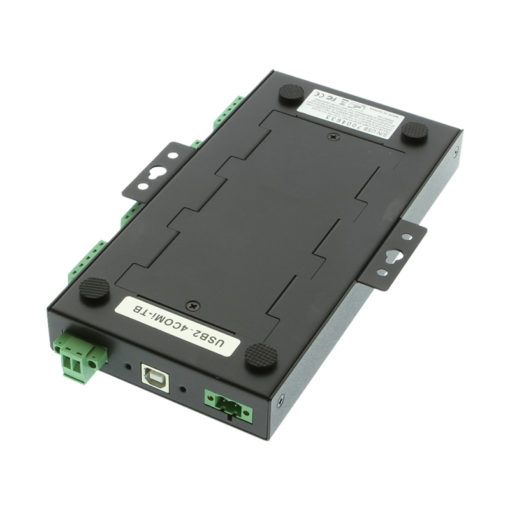 USB2-4comi-TB serial adapter DIN rail mount