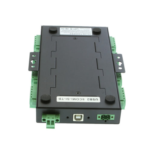 USB2-8COMi-SI-TB serial adapter DIN rail mounting