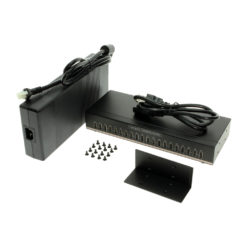 USB charging station package contents