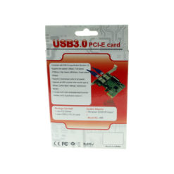 USB 3.0 PCIe Card Back Panel