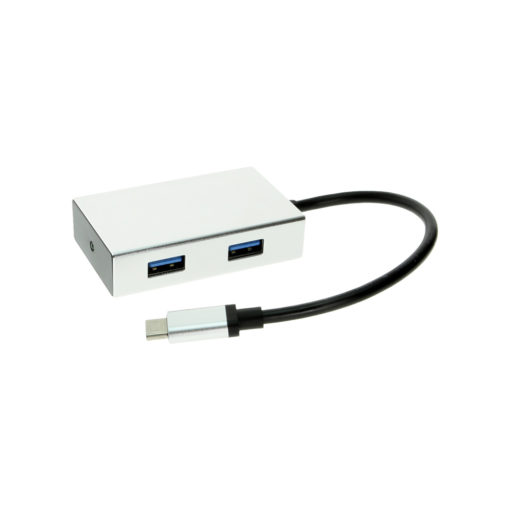 USB-C to 4 Port Aluminum USB 3.1 Hub