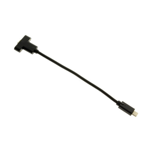 USB 3.2 Gen 2 Type-C Male to Female High Quality Panel Mount Cable