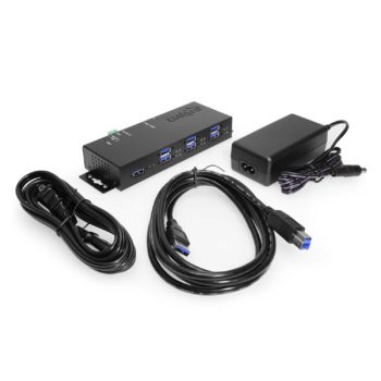 7 Port USB 3.2 Gen 1 Metal Hub w/ 15KV ESD Surge Protection & Port Status LEDs