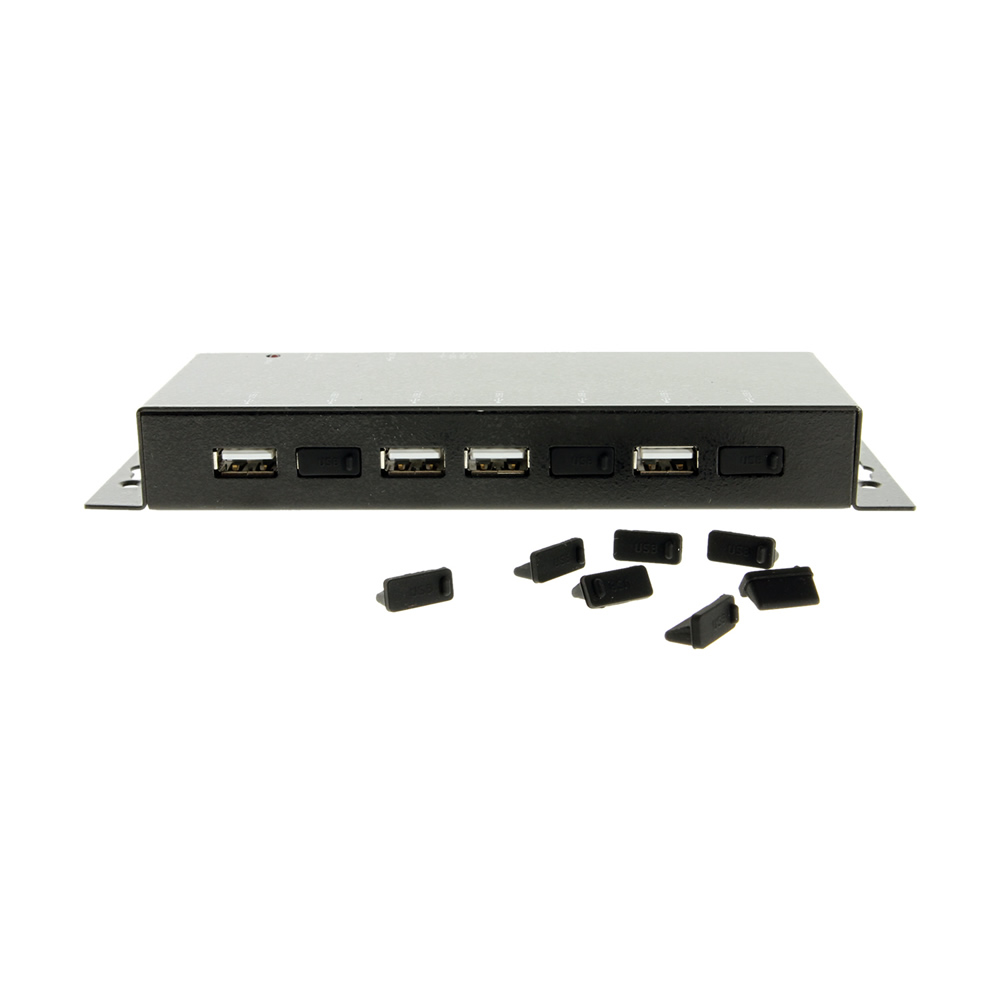 10pcs Black Rubber A Type Female USB Anti Dust Protector Plugs Stopper Cover VNJ 