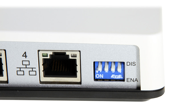Gigabit Ethernet Port DIP Switches