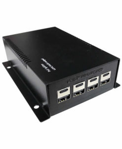 60 Watt multi port PoE splitter to USB-C PD output