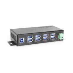 USB 3.1 Type-A 7 Port USB Hub + 1 Dedicated Charging Port w/ESD Protection