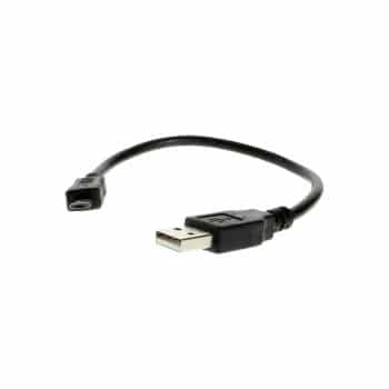 USB A to Micro B 8 inch cable