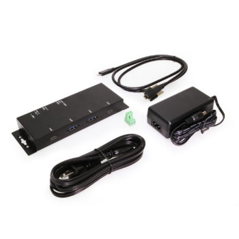 4 Port USB 3.2 Gen 2 Type-C Hub w/ ESD Surge Protection & LED Indicators