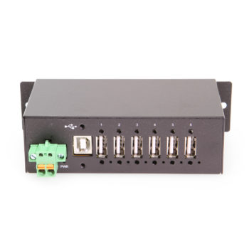 6 port Managed USB 2.0 Hub w/ 15KV ESD Surge Protection