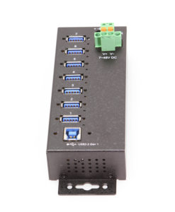 7 Port Managed USB 3.2 Gen 1 Hub w/ 15KV ESD Surge Protection