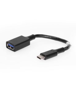 USB 3.2 Gen 1 Type-C Male to Type-A Female Adapter Cable 6in.