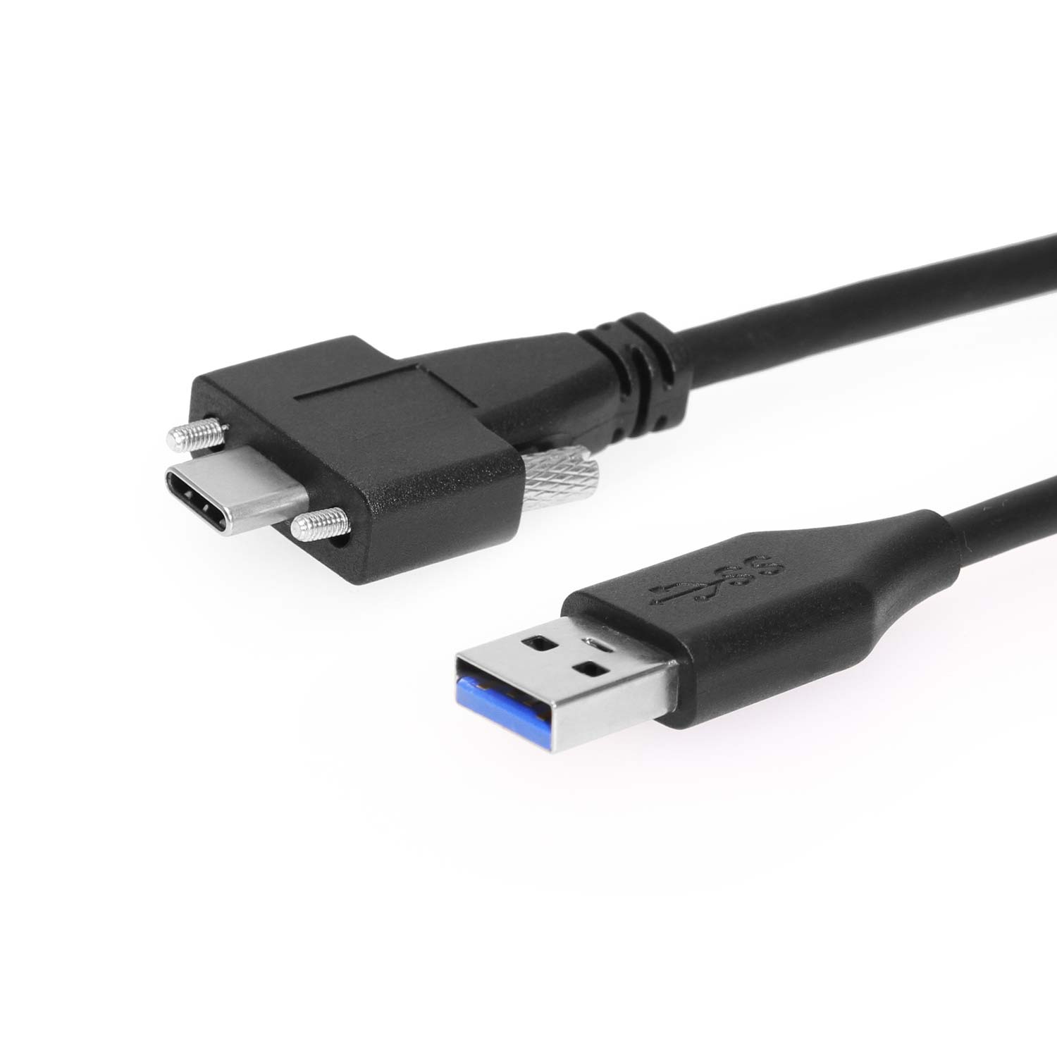 openbaar Dwingend Catastrofaal 1.5ft (0.5m) USB 3.2 Gen 1 Type-C to A Dual Screw Lock Cable 5GB Data 3A  Power - Coolgear